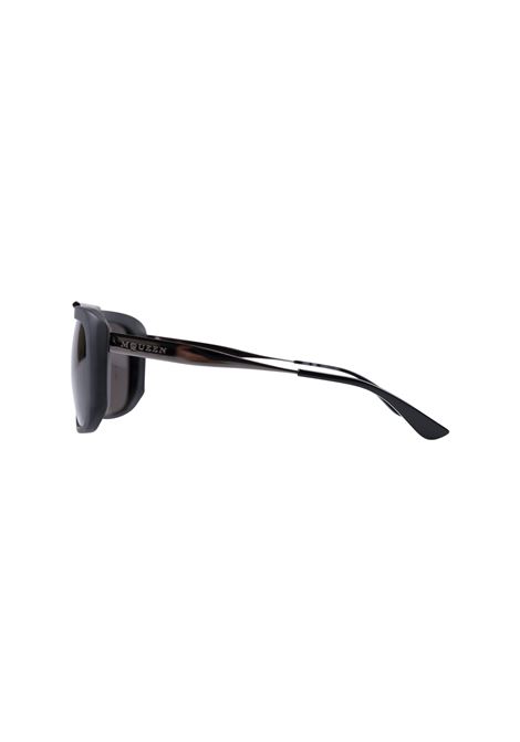 Occhiali Da Sole Rettangolari Neri/Grigi ALEXANDER MCQUEEN | 832528-J07701003